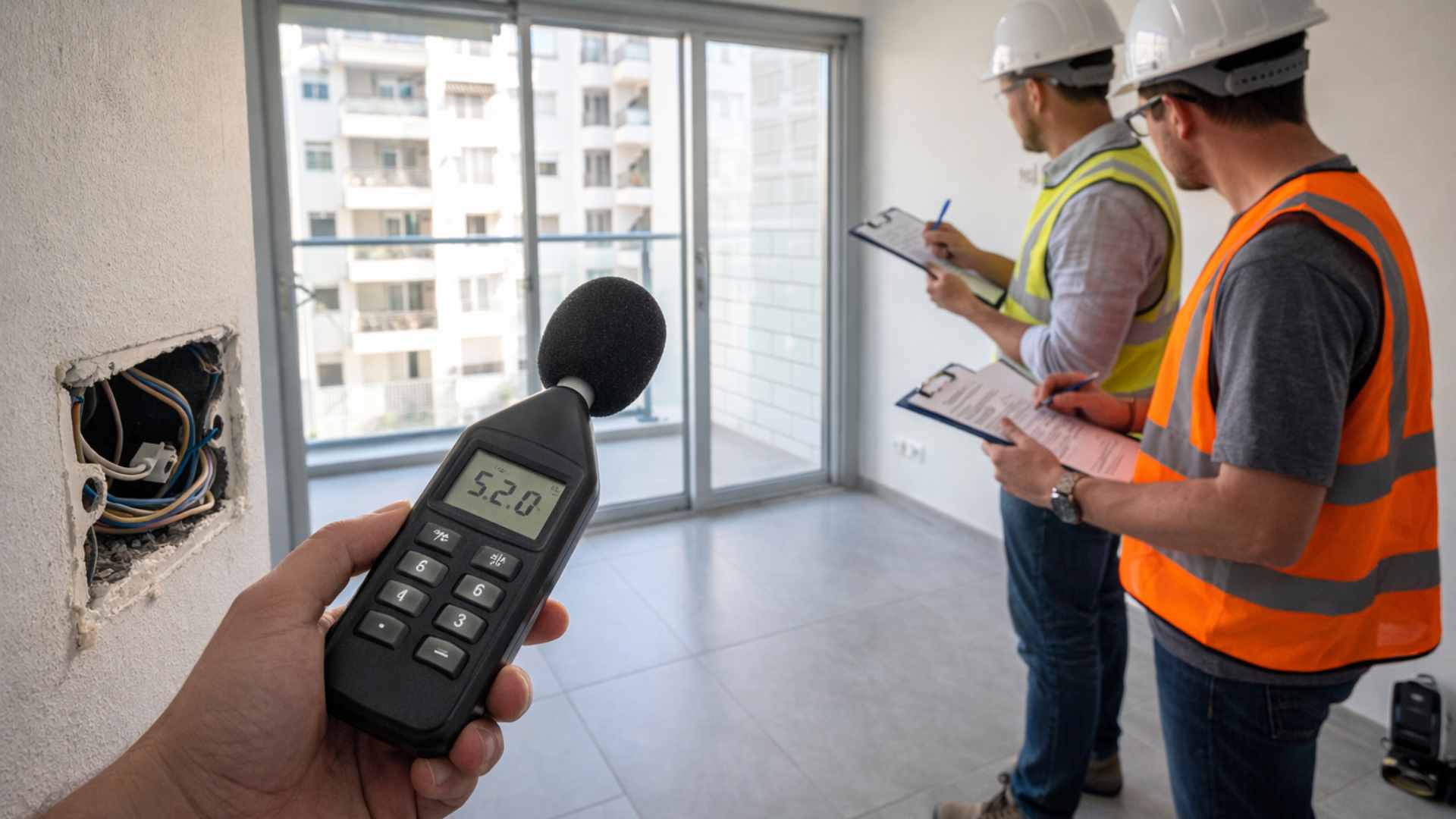 איך לאתר נקודות כשל אקוסטיות בדירה לפני אכלוס