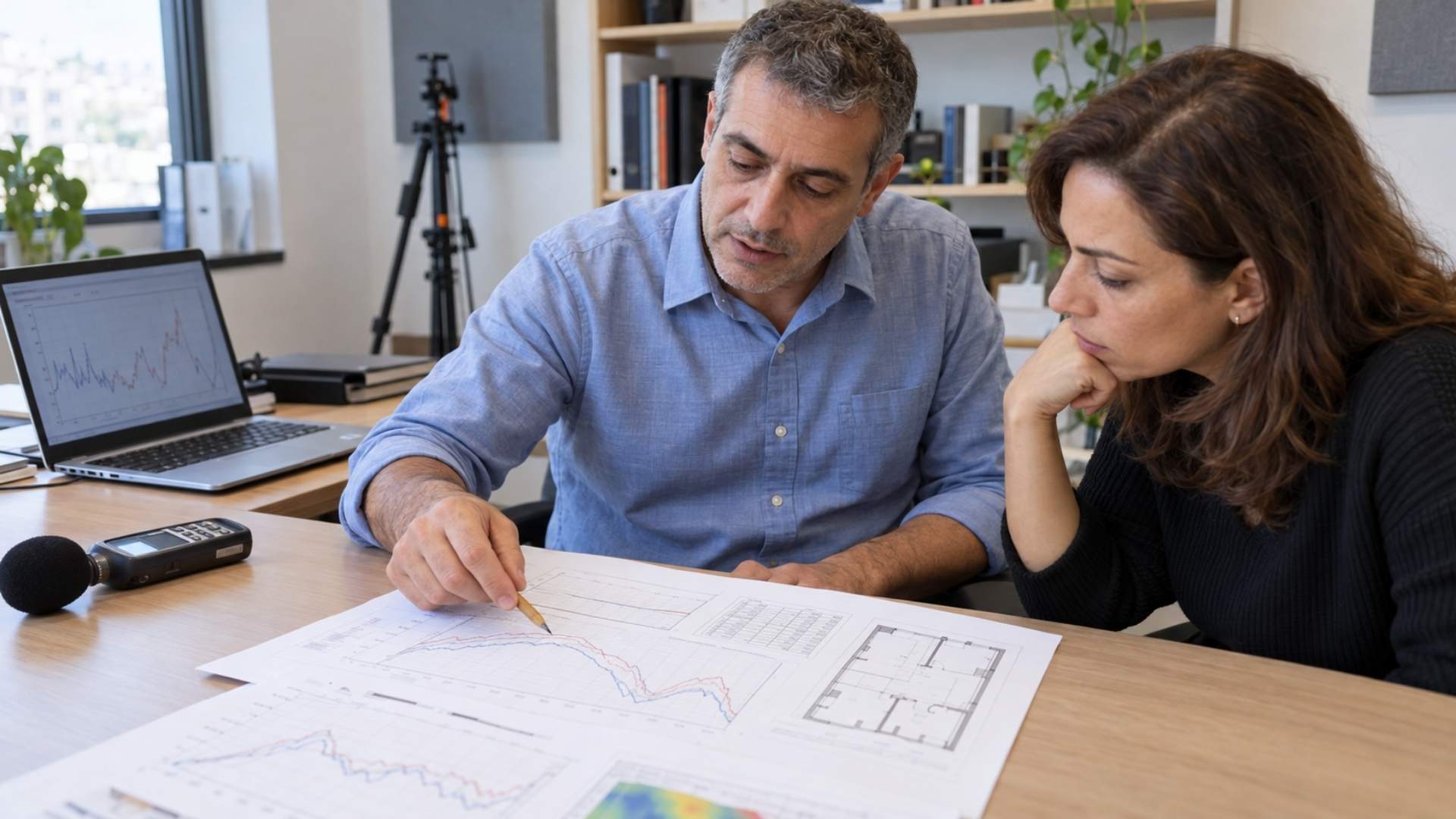 איך לקרוא דוח בדיקה אקוסטית ולהבין את התוצאות